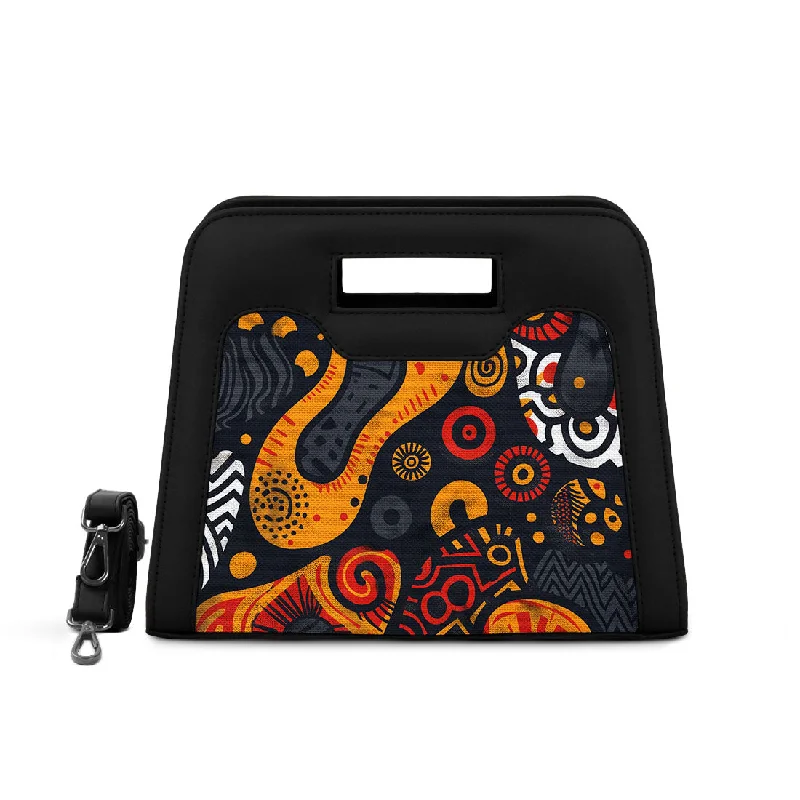 Trendy Pulse Black Chic Peek Handbag African Style Unmissable Deals On Trendy Handbags