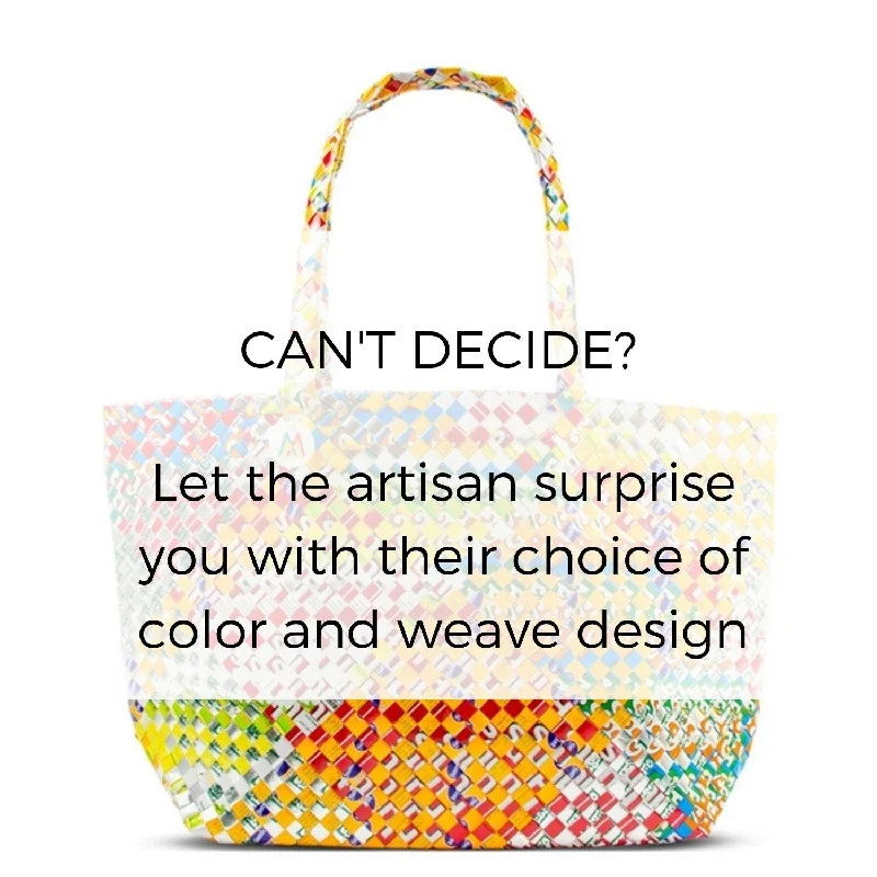 Durable Fashion Picks Artisan's Choice Multicolor Tote Statement Handbags At Unbeatable Discounts