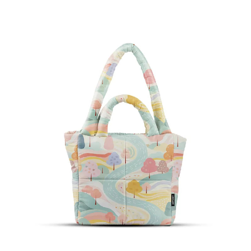Latest Trends Cloud Tote Pastel Meadows Timeless Handbags, Flash Sale