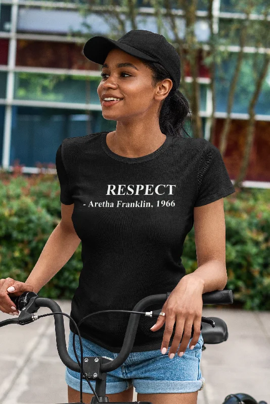 Vibrant Bags With Discounts Respect T-shirt - Black Designer Bags At Low Prices