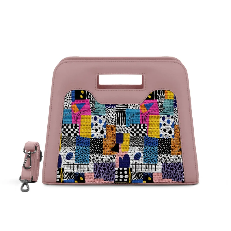 Urban Style Promotions Rose Chic Peek Handbag Graphic Shapes Stylish Bags At Unbeatable Prices Urban Style Promotions Rose Chic Peek Handbag Graphic Shapes Stylish Bags At Unbeatable Prices