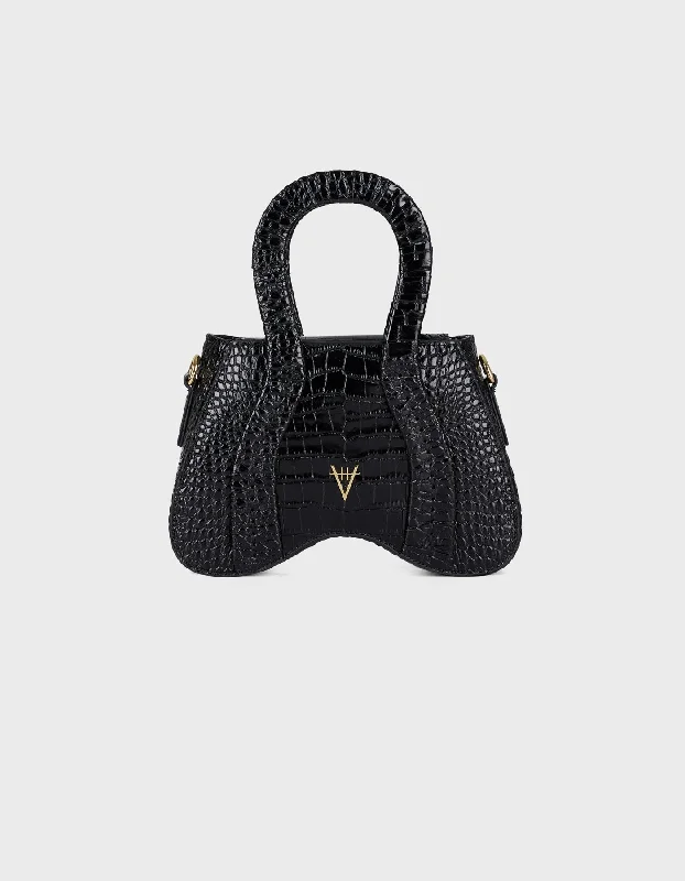 Croco Effect Black
