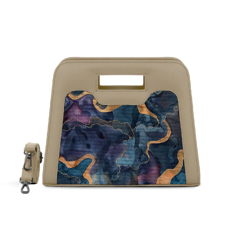 Mega Sales Beige Chic Peek Handbag Blendify Flash Sale On Handbags