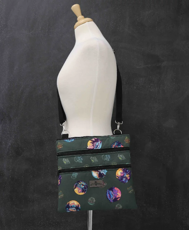 Limited Time Deal Triple Zipper Crossbody Bag in Into the Wild Limited-Time Sale On Trendy Handbags – Don't Miss Out