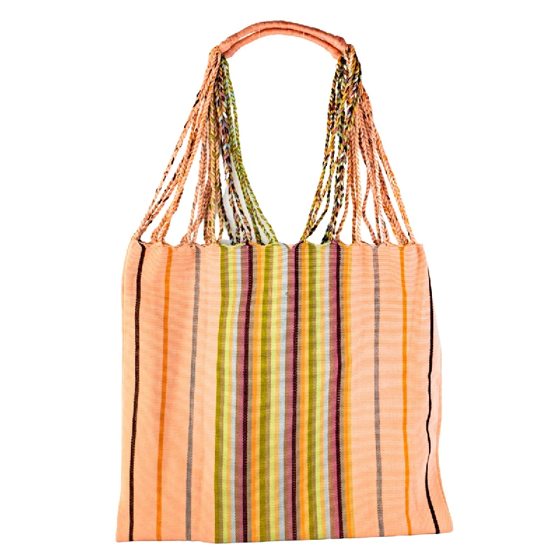Evening Events Poppy Woven Striped Tote | Hammock Bag - Mexico Trendy Purses At Exclusive Promotional Rates Evening Events Poppy Woven Striped Tote | Hammock Bag - Mexico Trendy Purses At Exclusive Promotional Rates