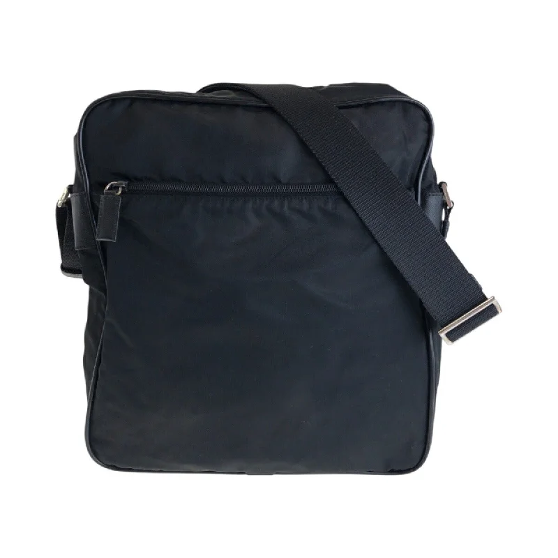 Chic Style Discounts Prada Nylon Tessuto Triangle Logo Shoulder Bag Big Savings On Totes, Crossbody Bags, And More