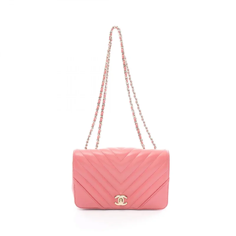 Black Friday Deals On Stylish Handbags Chanel Chevron V-Stitch Leather Shoulder Bag Everyday Handbags At Wallet-Friendly Rates