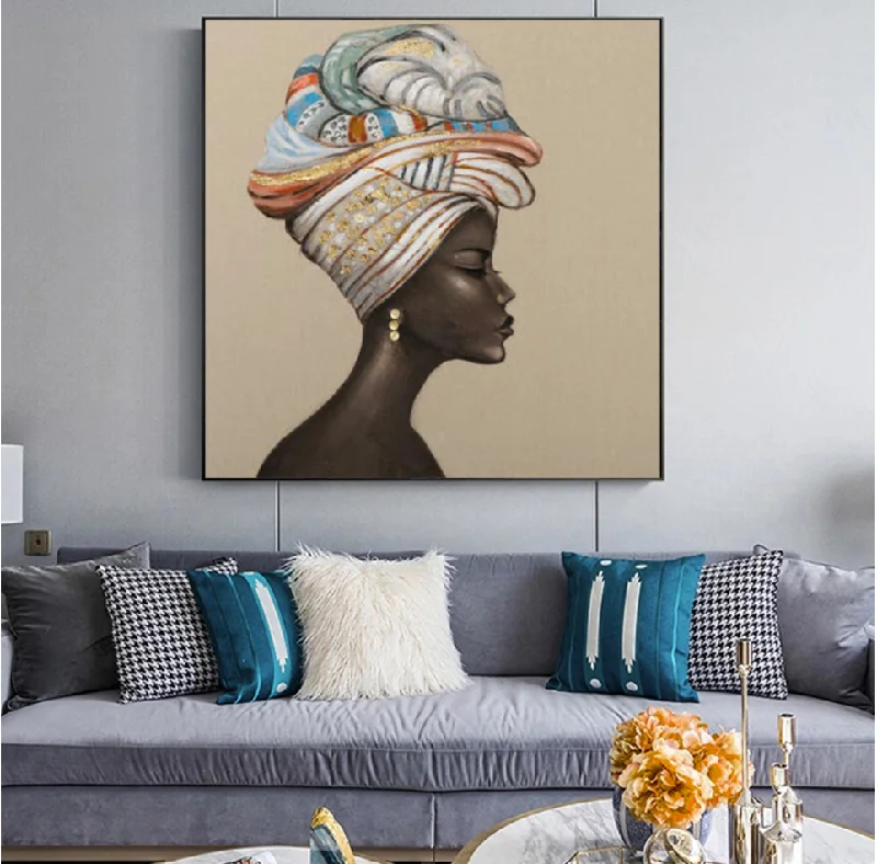 Hot Sale Royal Headdress II - Canvas (Unframed) Stylish Bags, Unbeatable Prices