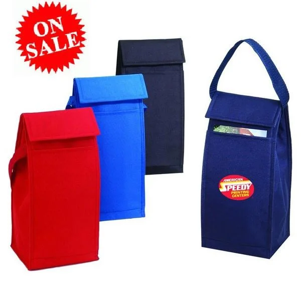 Holiday Attire Sale 12 ct Economical Lunch Bag Cooler Bag - By Dozen Premium Bags At Special Prices