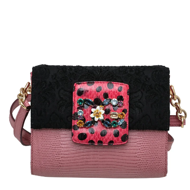 Hot Picks Dolce & Gabbana Bicolor DG Millennials Fabric Dot Crossbody Bag Chic Crossbody Bags, Limited Offers Hot Picks Dolce & Gabbana Bicolor DG Millennials Fabric Dot Crossbody Bag Chic Crossbody Bags, Limited Offers