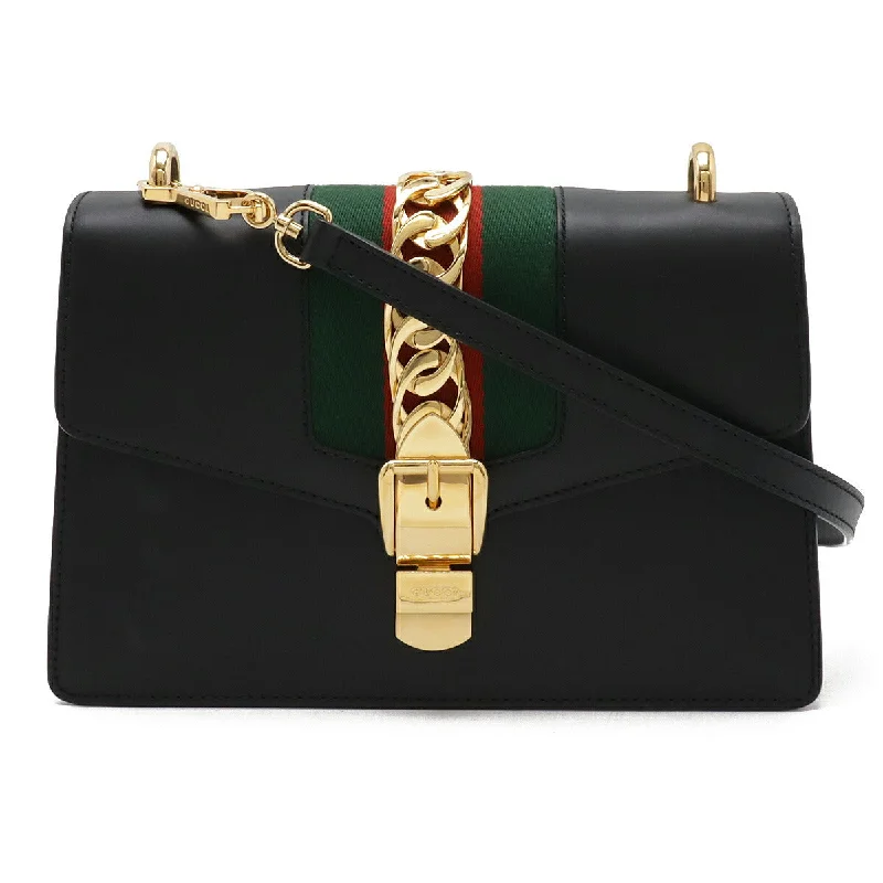 New Year Party Bag For Celebrations Gucci Sylvie Leather Ribbon Shoulder Bag Flash Sale On Designer Bags