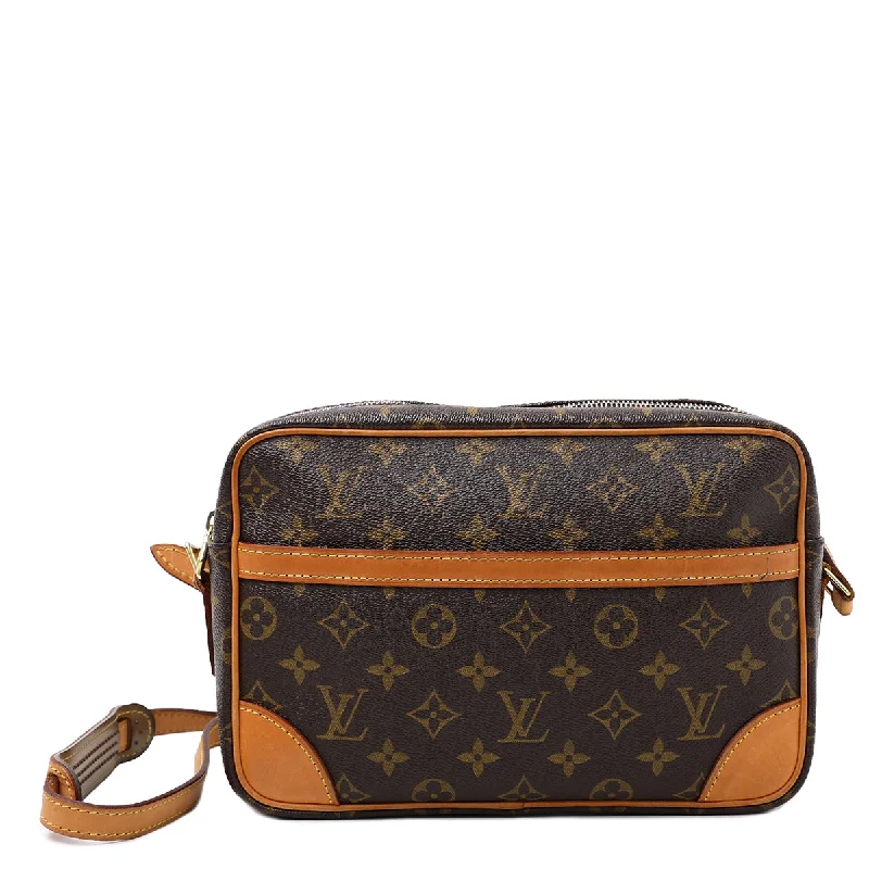 Eco-Friendly Bags With Discounts Louis Vuitton Brown Trocadero 27 Crossbody Bag Stylish Bags At Unbeatable Prices