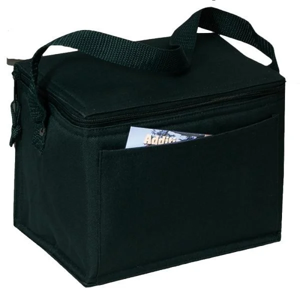 Limited Stock 50 ct Promotional Polyester 6-Can Cooler Lunch Bags - By Case Trendy Bags, Huge Savings