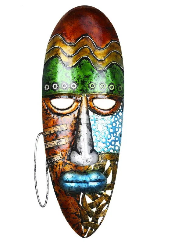 Chic And Trendy Iron Tribal Mask - B Handbag Deals For Every Occasion