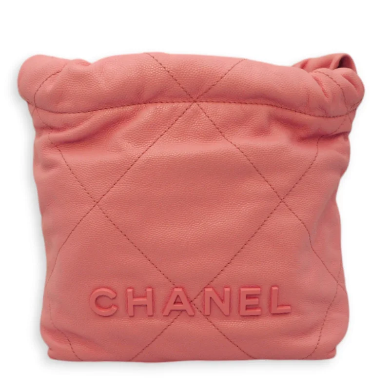 Special Offers, Don't Miss 22 Mini Tote Mini Pink Crossbody Bag in Caviar Leather, Gold hardware Your Perfect Bag At The Perfect Price Special Offers, Don't Miss 22 Mini Tote Mini Pink Crossbody Bag in Caviar Leather, Gold hardware Your Perfect Bag At The Perfect Price