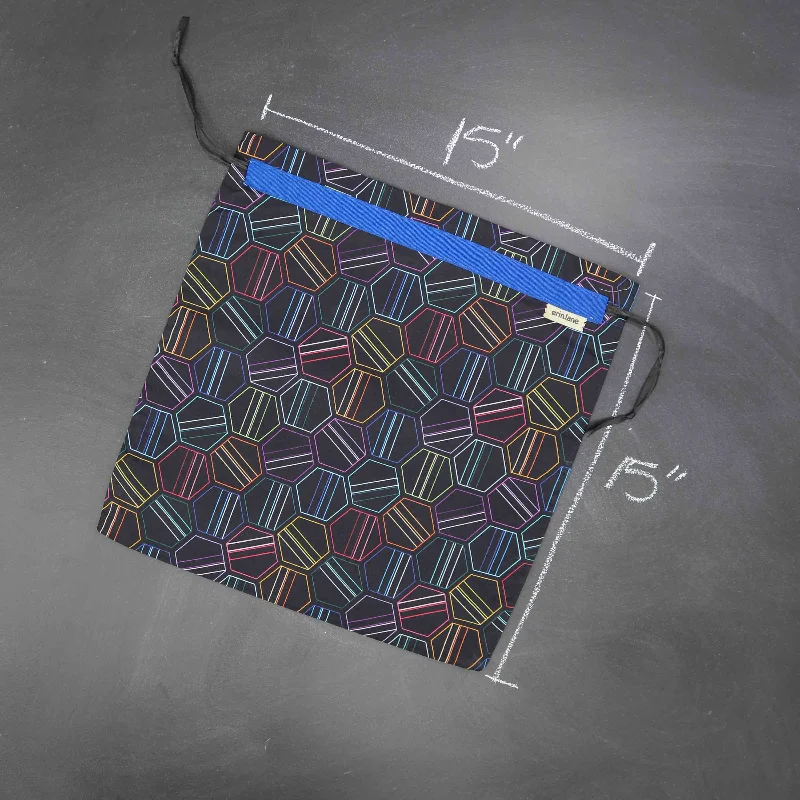 Seasonal Trends Large Project Bag in Hexagonal Hues Line Everyday Elegance At Lower Prices
