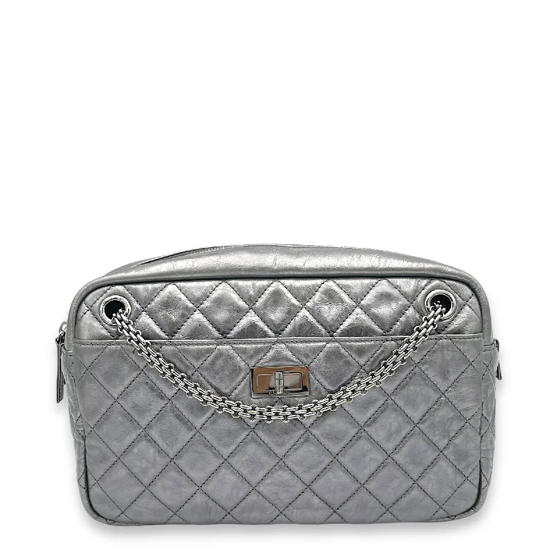Enjoy Discount 2.55 Crossbody Bag Silver in Calfskin, Silver hardware Designer-Inspired Bags At Reduced Prices Enjoy Discount 2.55 Crossbody Bag Silver in Calfskin, Silver hardware Designer-Inspired Bags At Reduced Prices