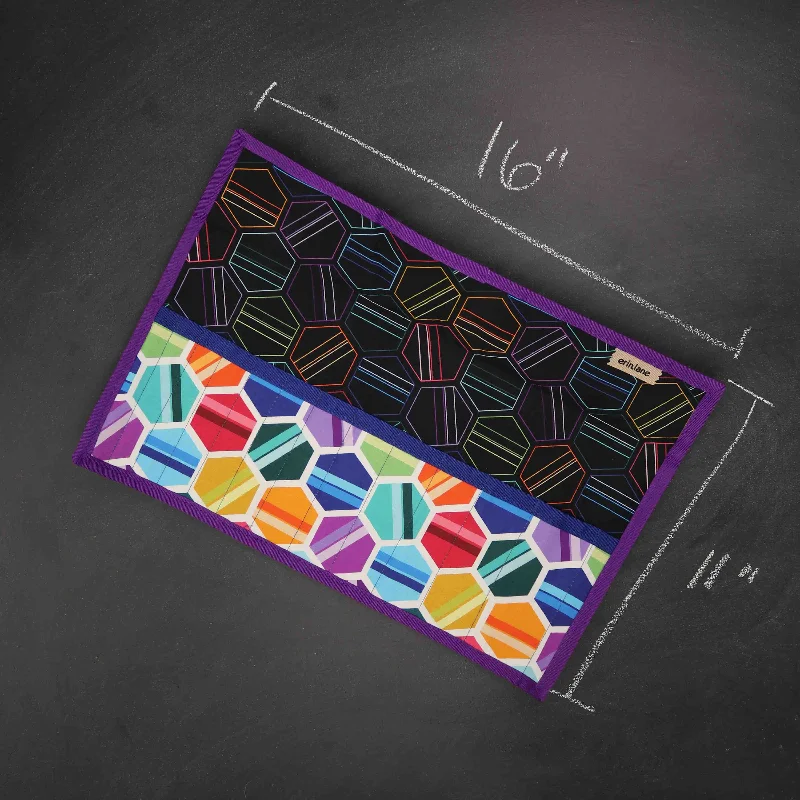 Inspired Bags For High-End Fashion KnitPack DPN/Crochet Hook Organizer in Hexagonal Hues Fashion Bags With Huge Discounts
