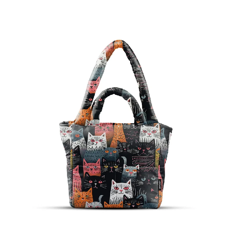 Cyber Monday Discounts On Bags Cloud Tote Feline Frenzy Trendy Handbags At Limited-Time Discounts