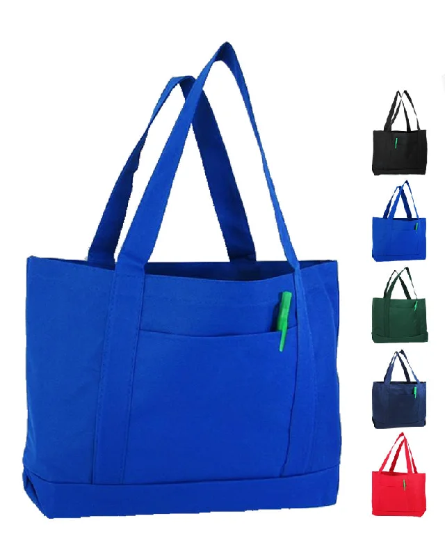 Absurdly Cheap Sale 48 ct Sturdy Shopping Tote Bags Solid With PVC Backing - By Case Luxury Handbags At Budget-Friendly Rates
