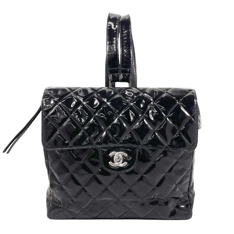 Chanel Timeless  Patent Leather Backpack Bag (Pre-Owned)