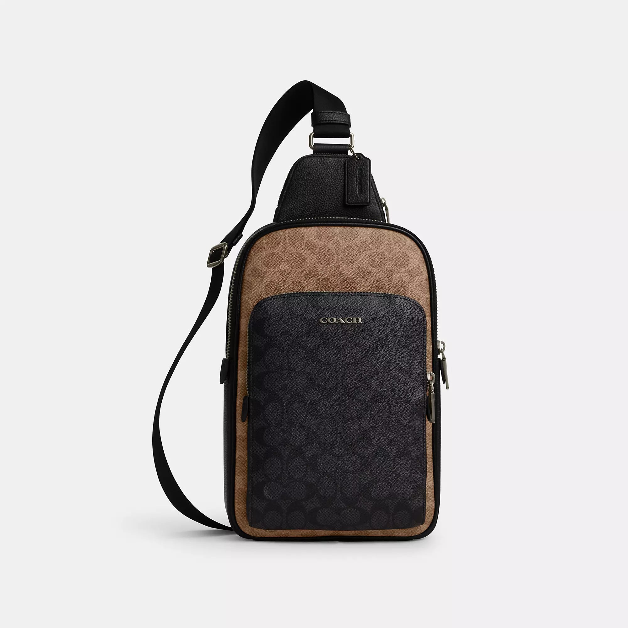 Coach Outlet Ethan Pack In Blocked Signature Canvas Chic Bags, Shop Now & Save