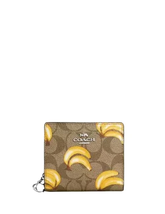 Massive Savings Coach Snap Wallet In Signature Canvas With Banana Print Grab Stylish Bags Before They're Gone Massive Savings Coach Snap Wallet In Signature Canvas With Banana Print Grab Stylish Bags Before They're Gone