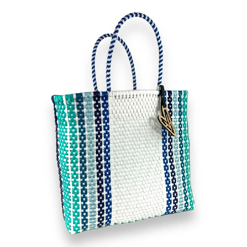 Maria Victoria | Mar Tote | Upcycled, Handwoven, Multicolor