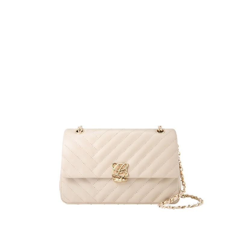 L-QUILTING One shoulder bag - Beige Best Bag Sale Of The Season