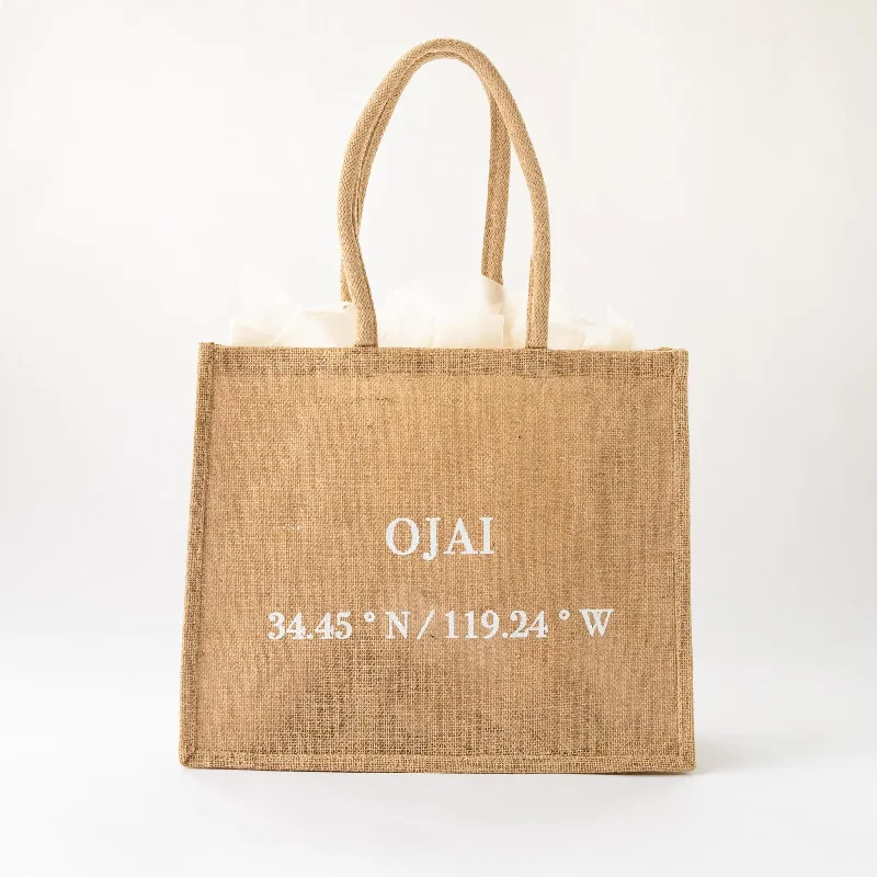 Ojai Coordinates Jute Tote