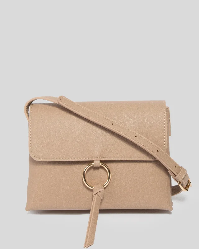 Taupe Brooklyn Crossbody Bag