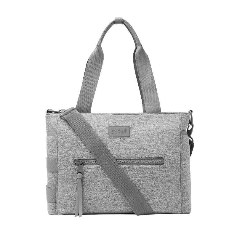 Wade Diaper Tote in Heather Grey