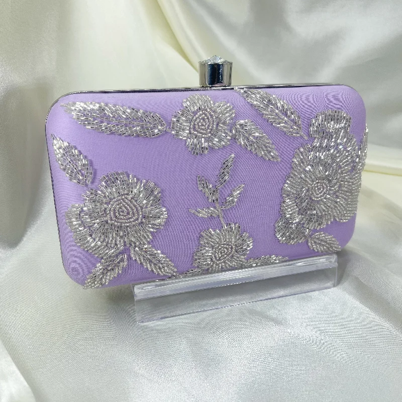 ALIA Clutch (Lilac) Elegant Bags, Limited Stock