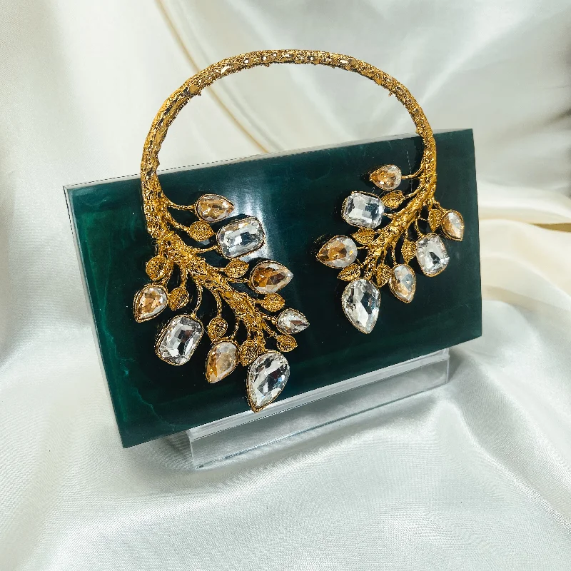 AVERY Clutch (Green) Best-Selling Bags Now At Exclusive Promotional Prices