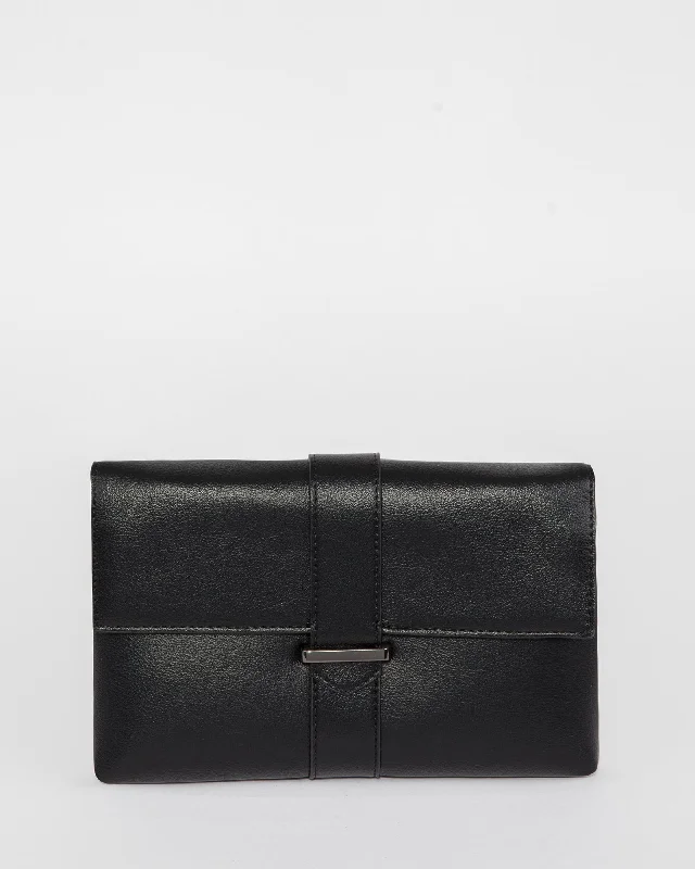 Black Keira Clutch Bag Best Handbag Sale Of The Season