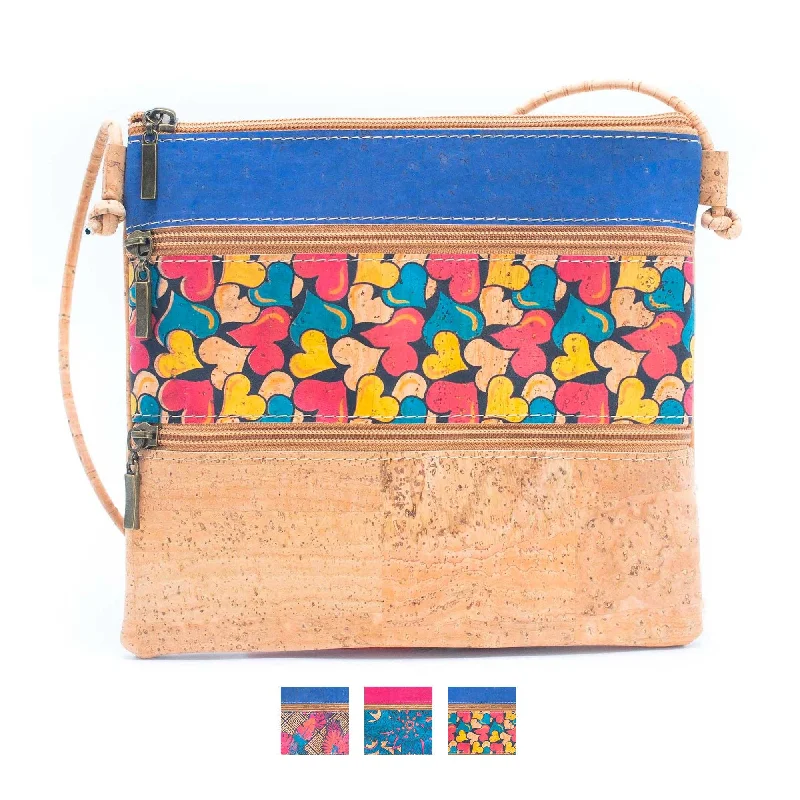 Cork Pattern stitching ladies cork crossbody bag BAGP-206