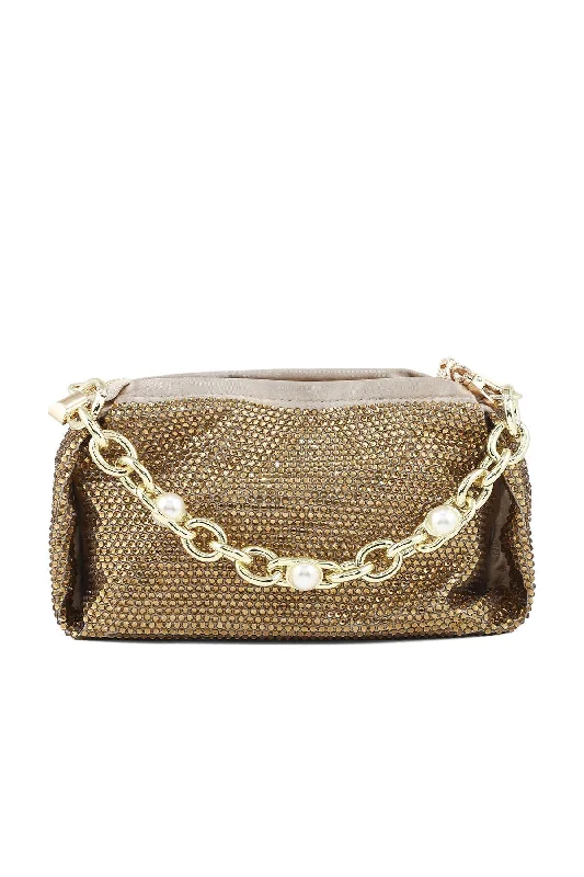 Fancy Clutch B20750-Golden Premium Handbags With A Touch Of Elegance