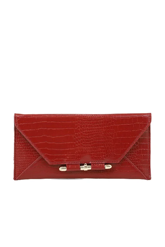 Fancy Clutch B21543-Maroon Unmissable Deals On Everyday Handbags