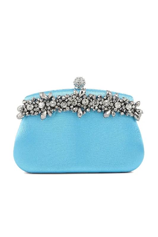 Fancy Clutch B21545-Blue Handbag Deals You'll Love