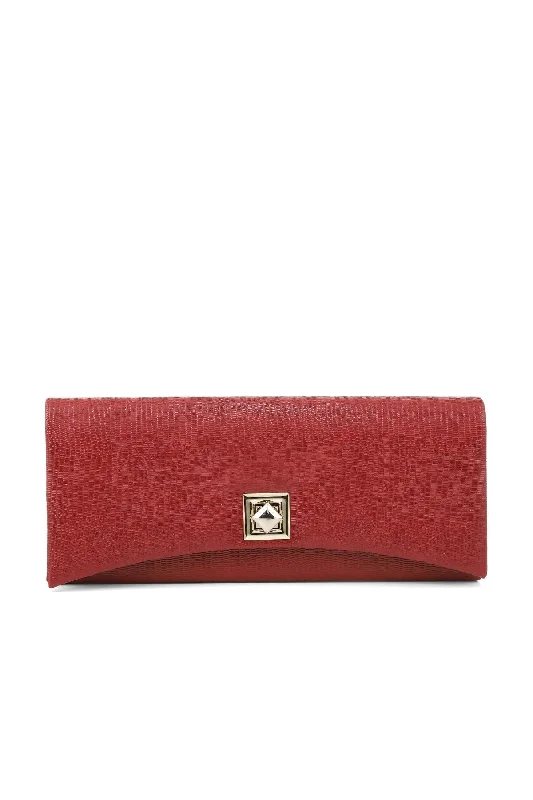 Fancy Clutch B21551-Maroon Elegant Bags, Limited Stock Available