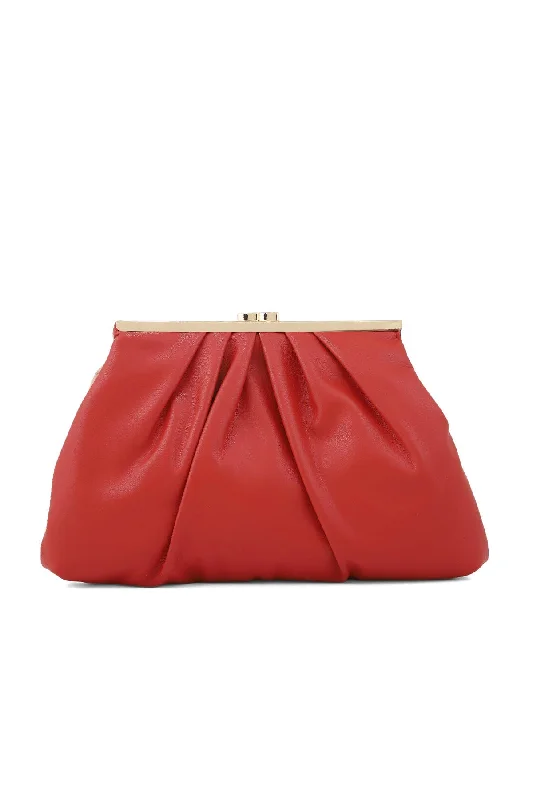 Fancy Clutch B21553-Red Stylish Totes, Special Discounts