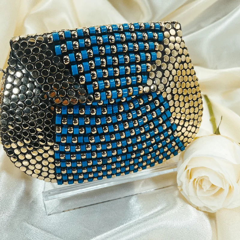 ESHA Mosaic Clutch (Blue) Must-Have Bags, Big Discounts