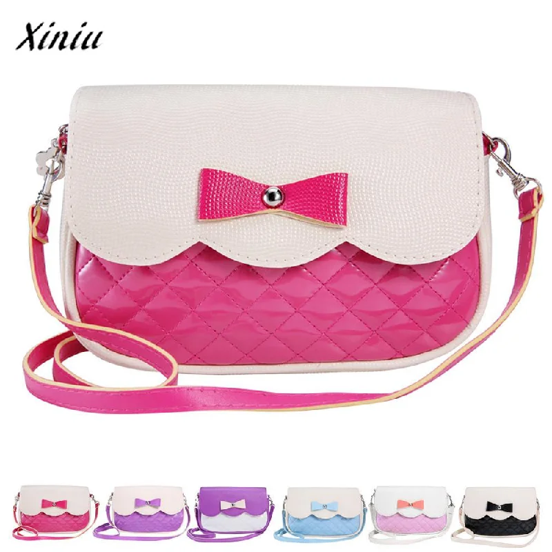 USPS XINIU Famous Brand Bowknot Fashion Crossbody Bag High Quality Vintage Designer Crossbody Bag Femininas For Teens Girls