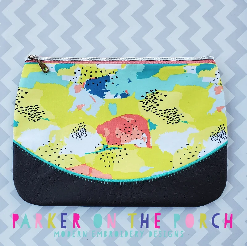 Digital Download- #5 Clutch 2.0 Top Zip Zipper Bag