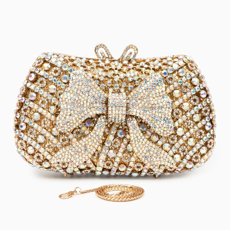 Lauren Diamonds Bow Clutch Bag