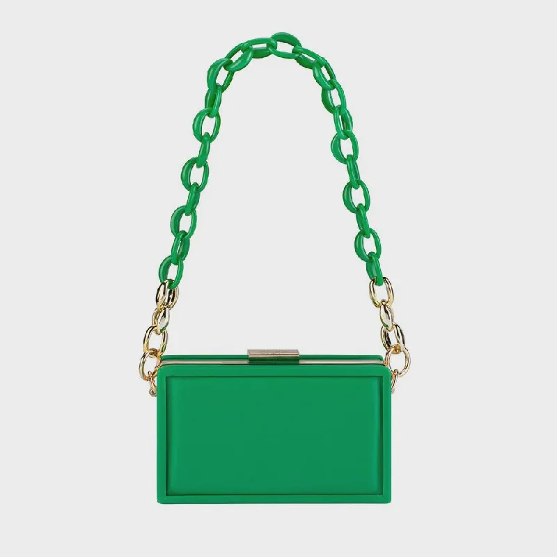 Charlotte Box Bag (Green)