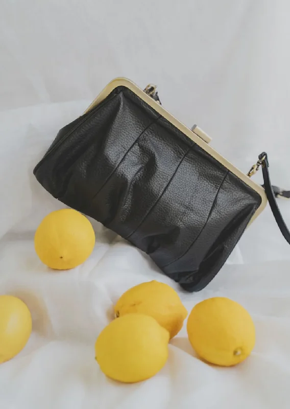 Etta Crossbody (Textured Noir) High-End Bags, Low-End Prices