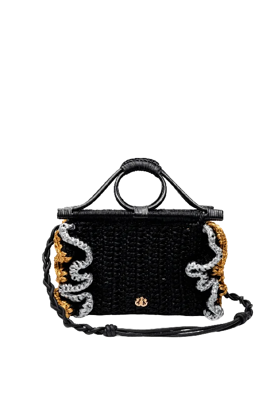 BOLSA PEPLUM TOTE METALIZADA Must-Have Bags At Irresistible Discounts