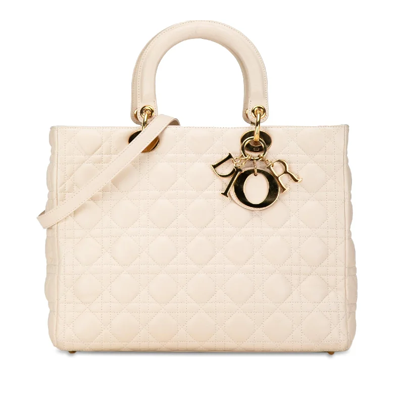 Dior Large Lambskin Cannage Lady Dior (SHG-Taw0H5) Don't Miss Out – Shop Fashionable Bags At Special Rates
