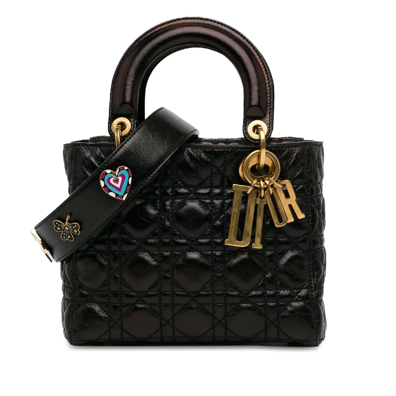 Dior Small Crinkled Patent Cannage Lucky Badges My Lady Dior (SHG-Skvge5) Unmissable Deals On High-Quality Designer Bags